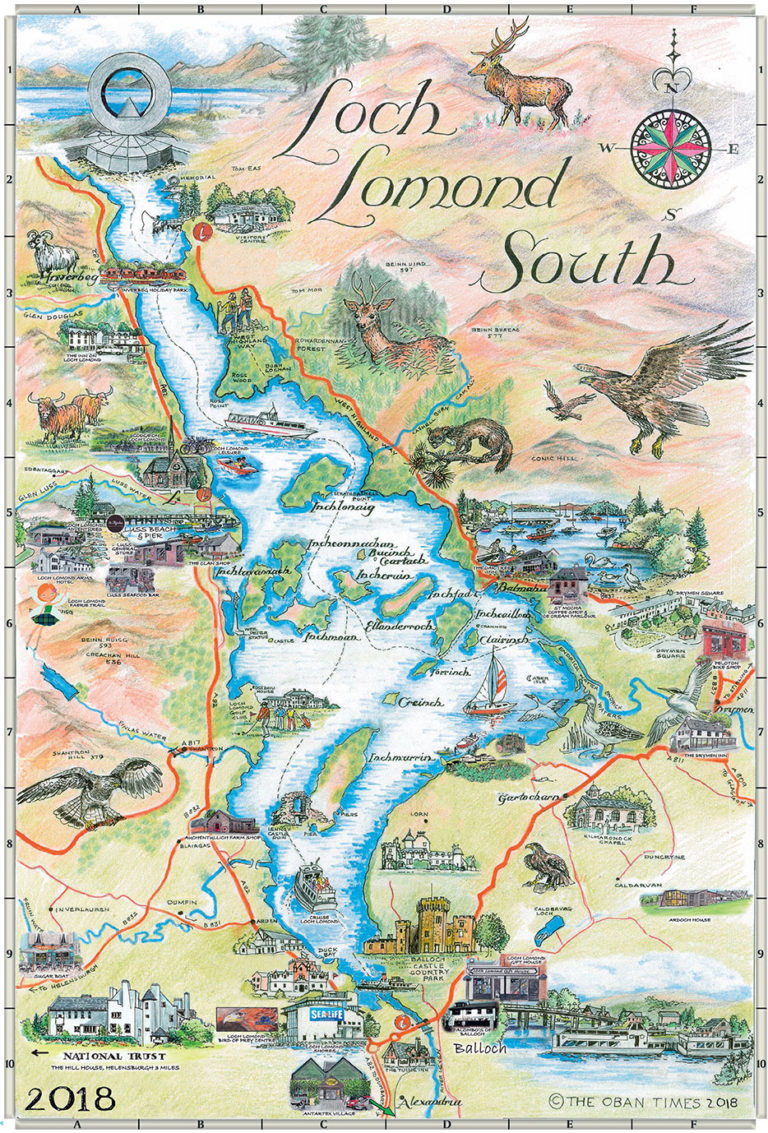 map of loch lomond        <h3 class=